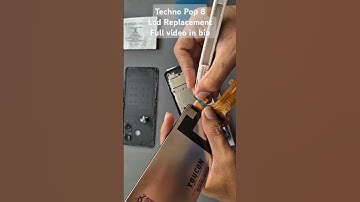 Techno Pop 8 Display Replacement Full Video in Bio #smartphone  #dissembling #repair #technomobile