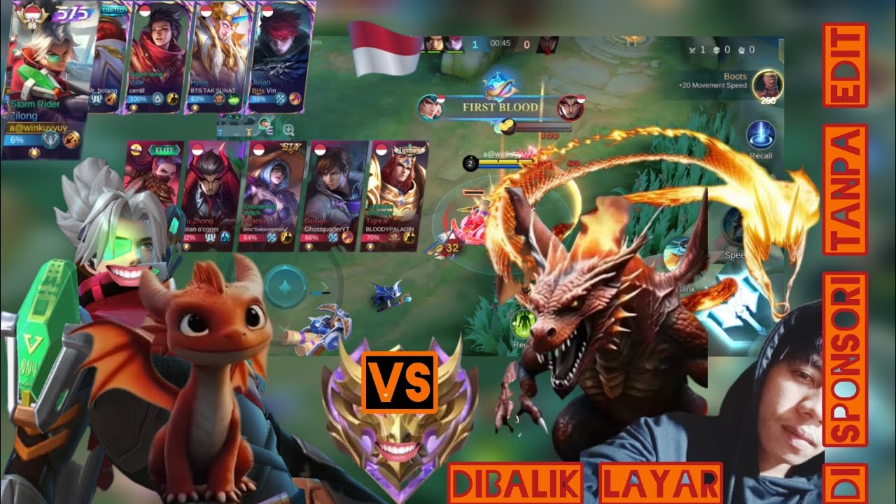  naga bocil vs bapak naga  #mobilelegends #mlbb 