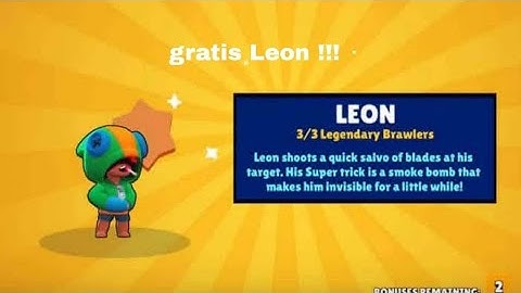 hoe krijg je gratis Leon !!!!