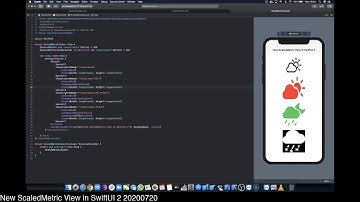 New ScaledMetric View in SwiftUI 2 20200720