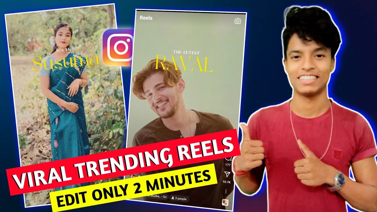 Instagram New Trending Video Editing || Instagram Viral Photo Reels ...