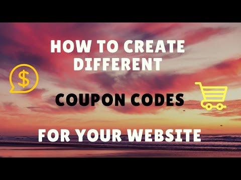 HOW TO MAKE COUPON CODES FOR YOUR ECOMMERCE WORDPRESS WEBSITE
