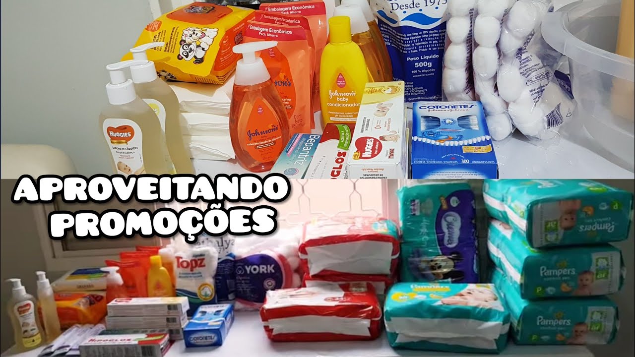 COMPRAS PRODUTOS DE HIGIENE DA BEBÊ.