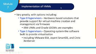 Operating Systems - Lecture 9 - Virtual Machines - ESU
