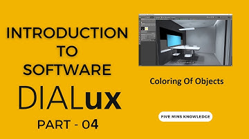 17) Mastering Lighting Design: Episode 17-Coloring Of Objects in Dialux Evo #dialuxevo #dialux