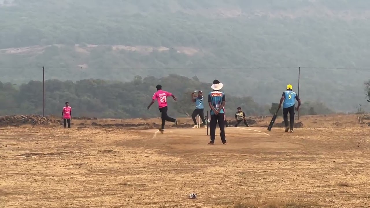 सेमिफायनल 1 - कालभैरवनाथ क्रिकेट क्लब आहुपे  - विरुद्ध - कलमजामाता क्रिकेट क्लब तळपेवाडी 