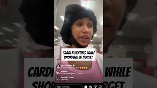 CARDI SHOPPING IN TARGET VENTING ON IG LIVE. #CARDIB #FYP #VIRAL