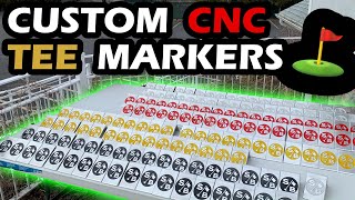 Custom MILLED Golf Course Tee Markers