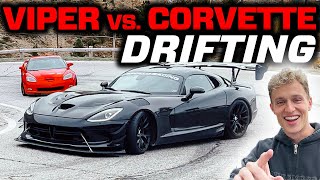 DODGE VIPER VS. CORVETTE Z06  TEARING UP EUROPEAN MOUNTAINROADS