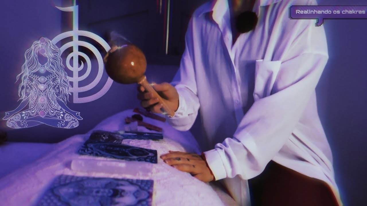 ASMR REIKI ✨ Realinhamento e energização dos 7 chakras completo