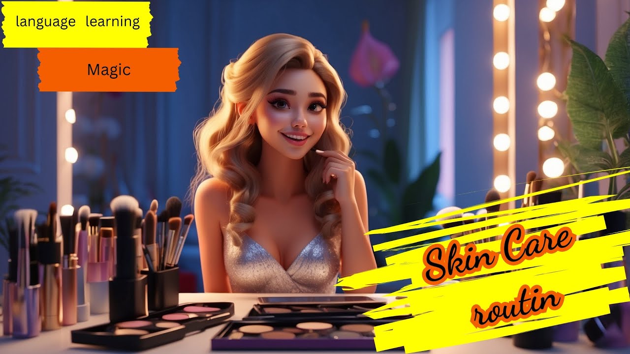 My skincare routine| I can talk about the skincare routine| Improve your English skills.