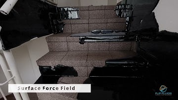 Surface Force Field on REAL stairs (FLIP Fluids Addon)