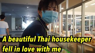 A housekeeper of my luxury Bangkok condo fell in love with me since I bought her a coffee