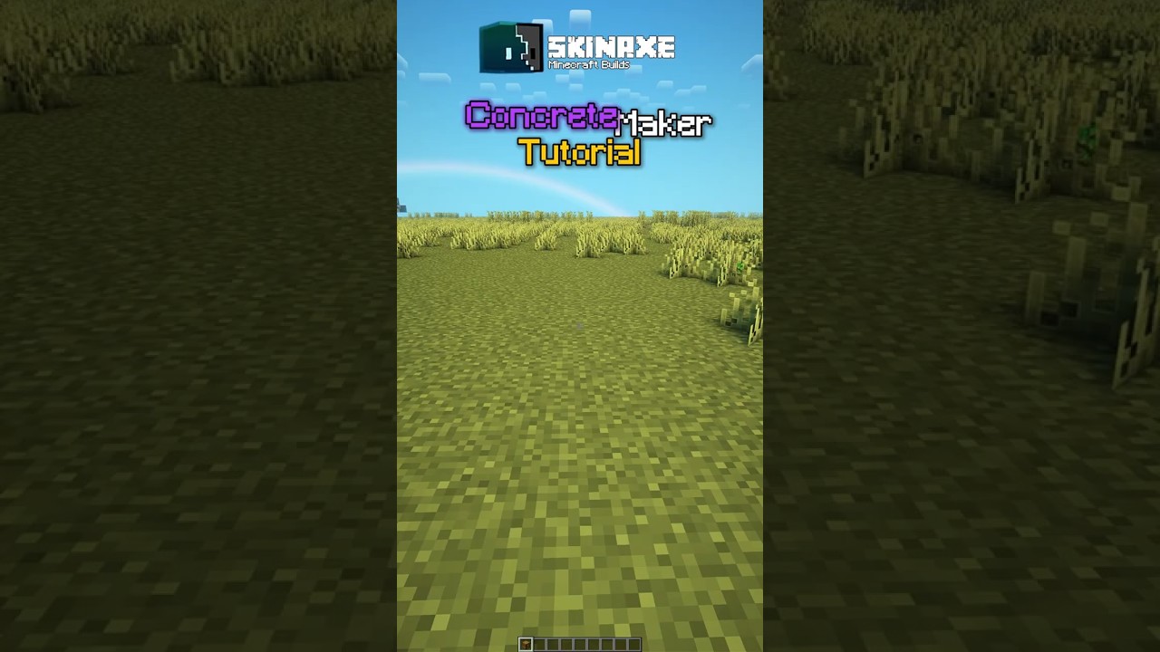 Minecraft Concrete Maker Tutorial 