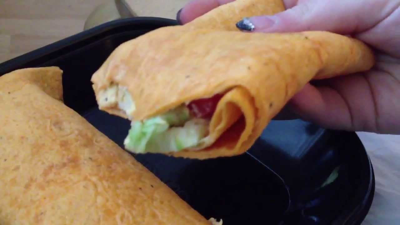 Orange Chicken Wrap ASMR Relaxing Eating Sounds YouTube