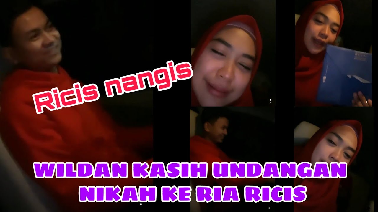 Undangan Ria Ricis RIA RICIS NANGIS WILDAN KASIH UNDANGAN NIKAHAN KE RICIS - YouTube