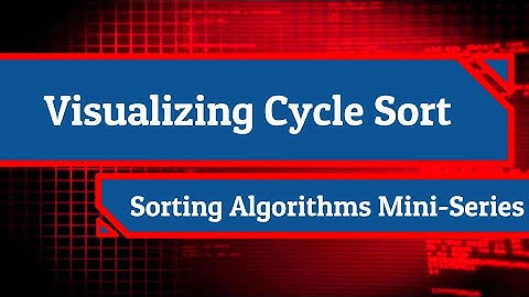 Visualizing Cycle Sort w/ Colors