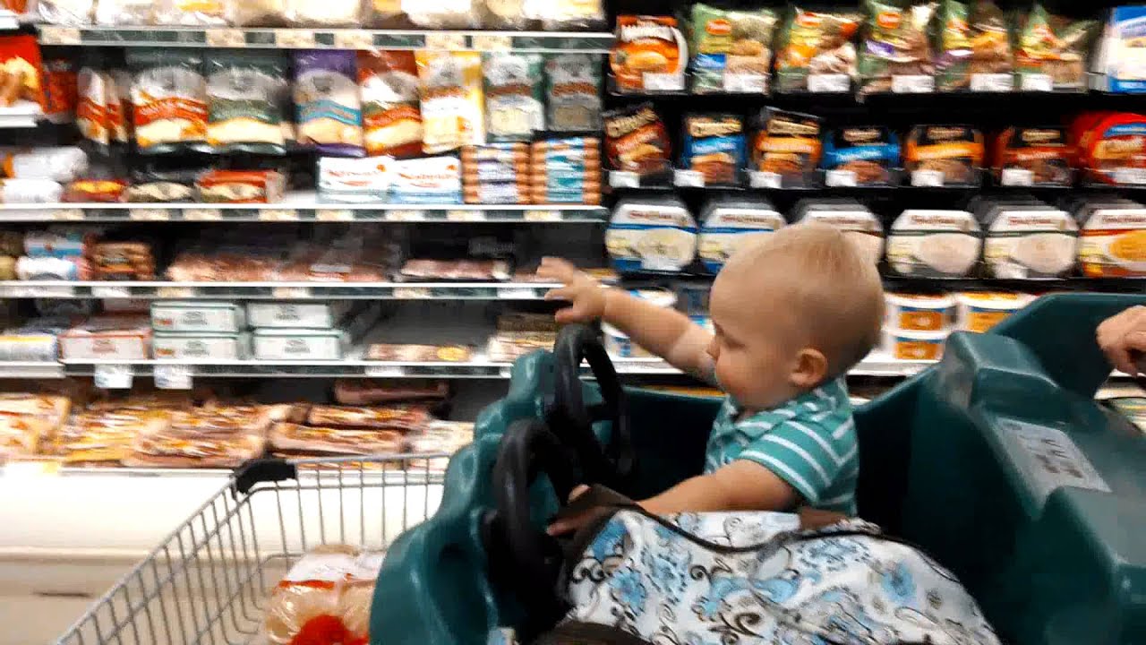 Logan in the grocery store YouTube