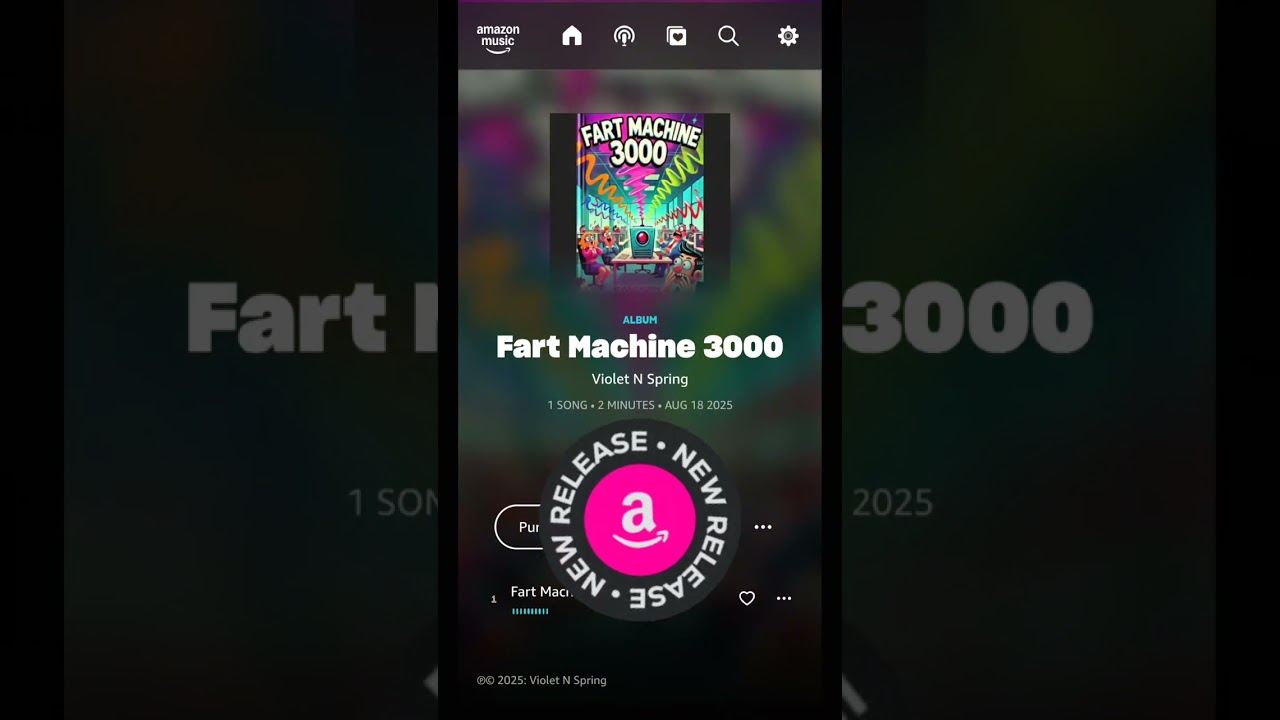 💨🤖 Fart Machine 3000: Listen Now on Amazon Music! 🥰🥰