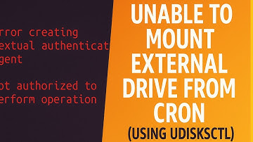 Fix “Not Authorized to Perform Operation” When Mounting Drives via Cron (Ubuntu)
