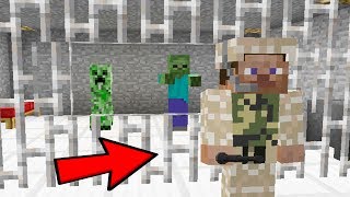 ТЮРЬМА МОБОВ В MINECRAFT~МОНСТРЫ ДЕЛАЮТ ПОБЕГ ИЗ ТЮРЬМЫ В МАЙНКРАФТ |КРИПЕР И ЗОМБИ ПОБЕГ MINECRAFT