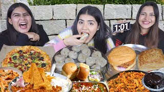 Solve the Jumble Words Food Challenge | Momos, Pizza, Burger, Misal Pav, Pasta, Choco Lava Challenge
