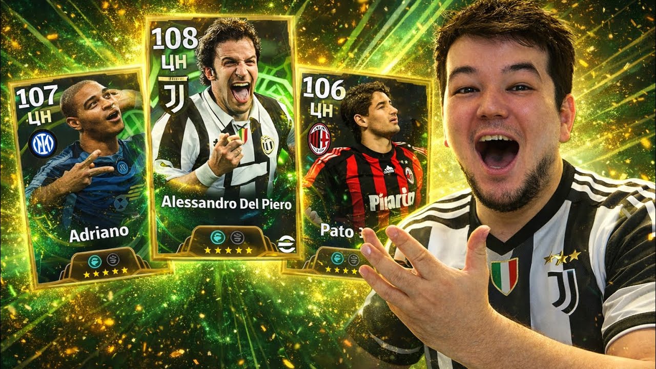 108 DEL PIERO PACK OPENING! 😱 Adriano 107 & Pato 106 INSANE. OMAD MENDAN KETTIMI?