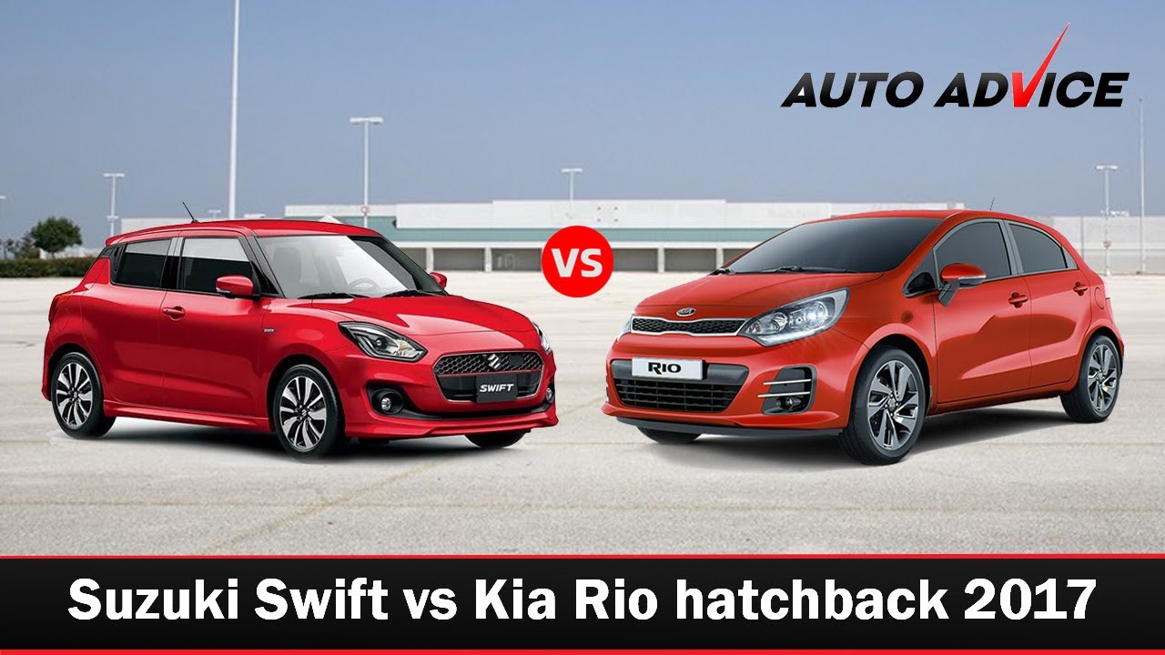 Suzuki Swift 2017 VS Kia Rio hatchback comparison Auto