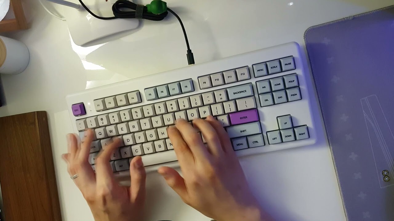 [Keyboard Sounds] HANSUNG TFG ART w/ Cherry MX Black