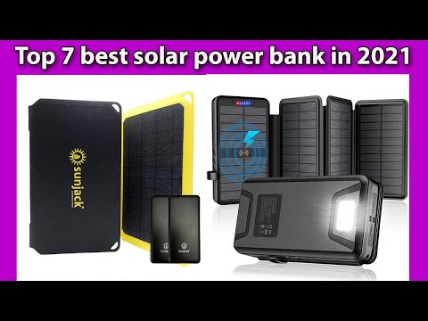 Top 7 best solar power bank in 2021