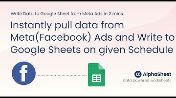 How to Fetch Facebook Ads Data into Google Sheets | Automated Data Sync & Scheduling