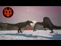 Spinosaurus vs Tyrannotitan path of titans