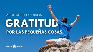 GRATITUD por las pequeñas cosas~Mindfulness en españolMeditación Guiada