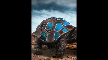 "The Giant Tortoise" - Photo Manipulation Photoshop Tutorial. #Shorts