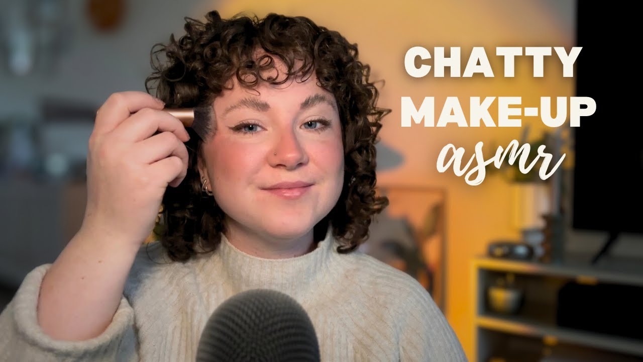 Let’s Get Ready Together | English Whisper ASMR Makeup & Talk