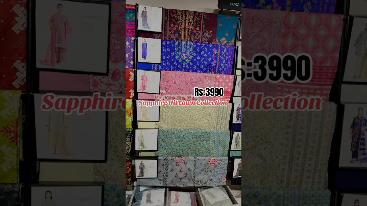 Sapphire Lawn Collection 2026 Hit Code in just Rs:3990 
