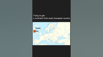 Trying to get a comment from every European country day 1 #europe #comment