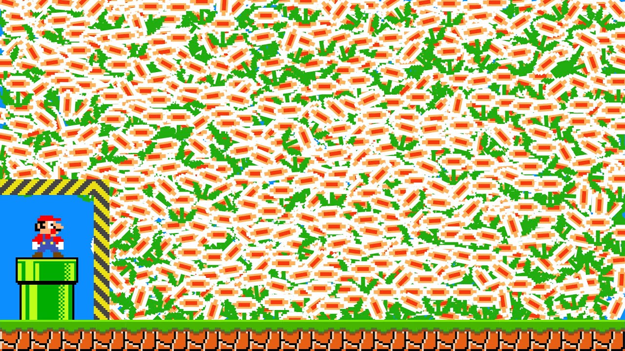 When Mario Has Too Many Fire Flowers in Super Mario Bros.?