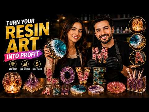How To Build a Million-Dollar Resin Art Business | Complete Resin Craft Empire Blueprint