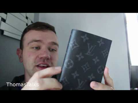 Louis Vuitton Graphite Monogram Eclipse Passport Cover – The Closet