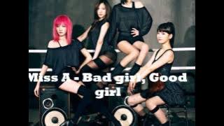 Miss A - Bad girl, Good girl (Chinese version) (Lyrics in description box)