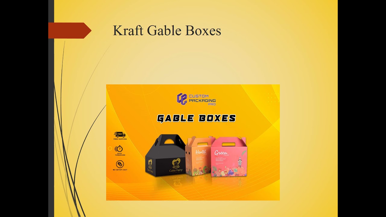Cheap Gable Boxes | Custom Gable Packaging | Printed Gable Boxes