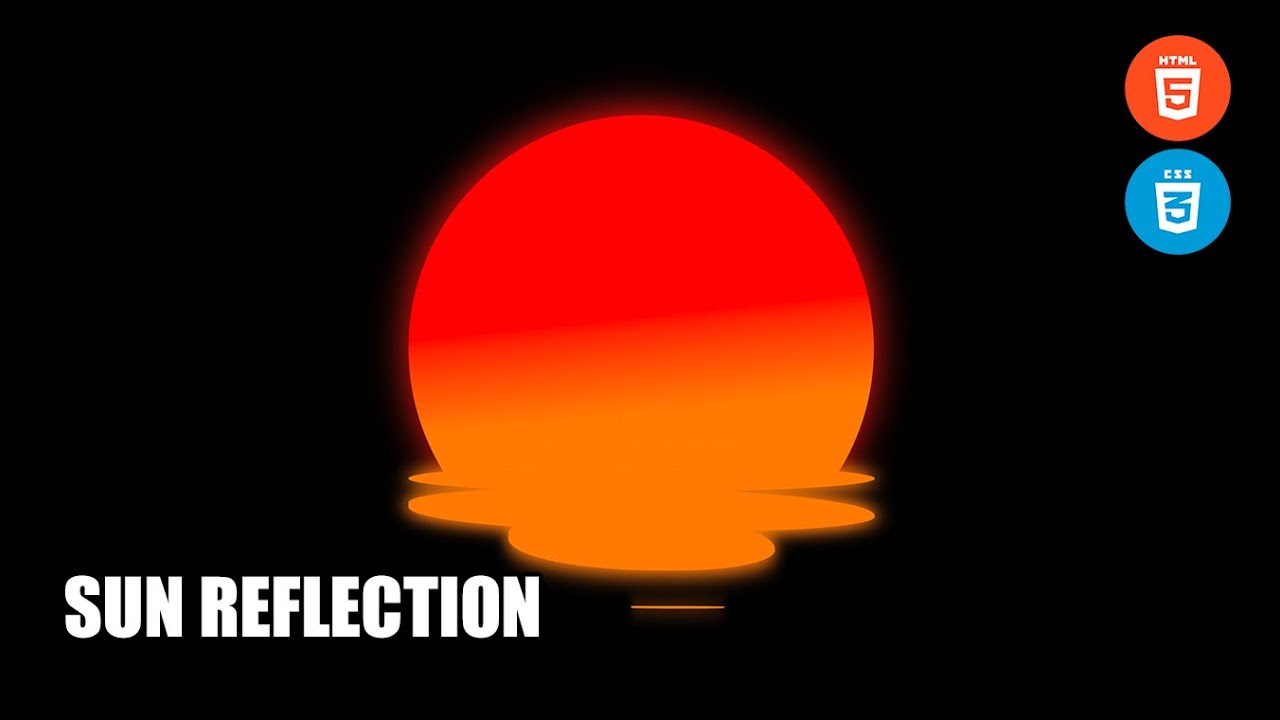 Sun Reflection | CSS Tutorial - YouTube