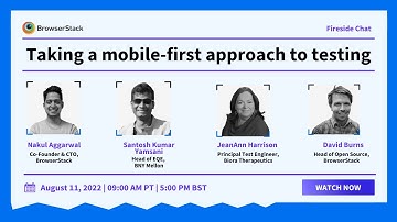 Taking a mobile-first approach to testing