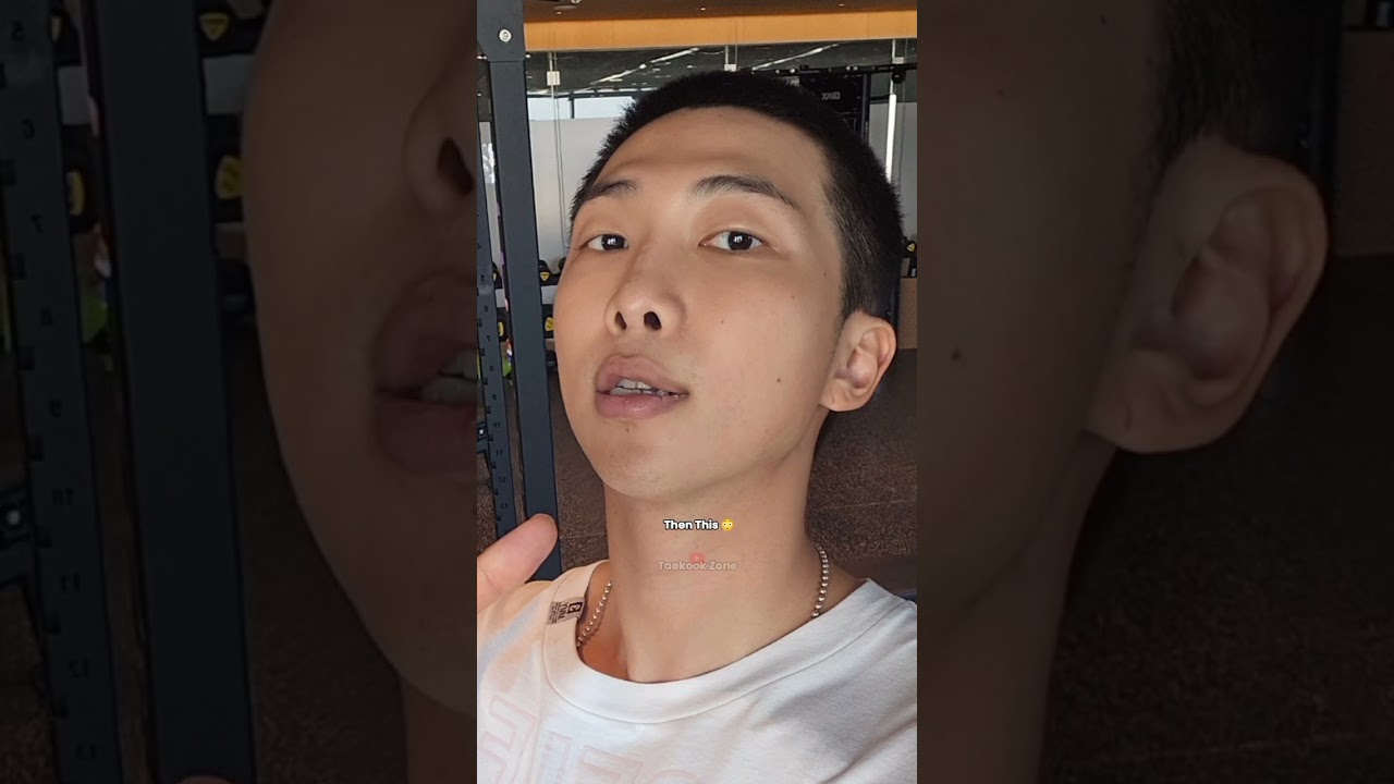 Namjoon, that too shirtless 😳 