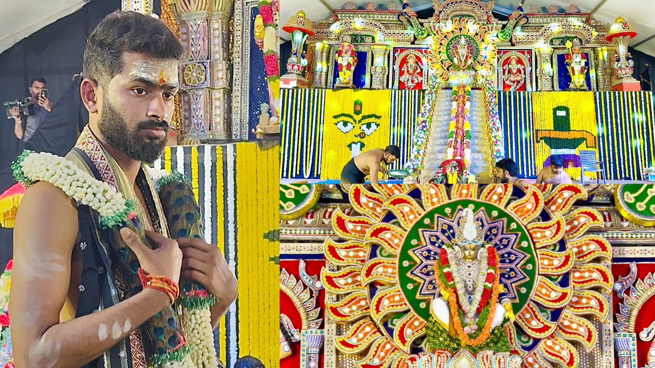 Nandaram Ayyappa Maha Padi Poooja 2025 | Bharath Goud | Sandeep Goud | Ayyappa Swamy Pooja 2025