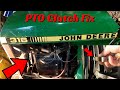 John Deere 316 PTO clutch not engaging fix