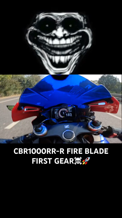 CBR1000RR-R Fire Blade 1st Gear ☠️🚀