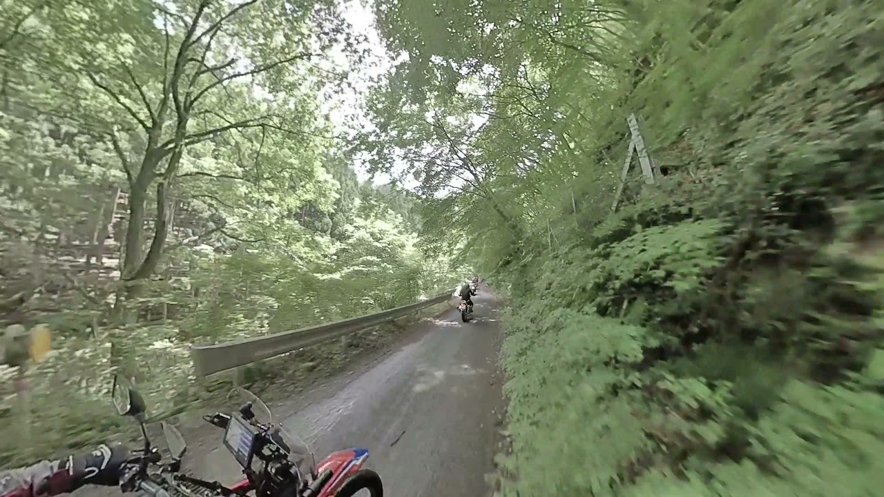 砥峰高原 林道へ Insta360 Crf250rally Youtube
