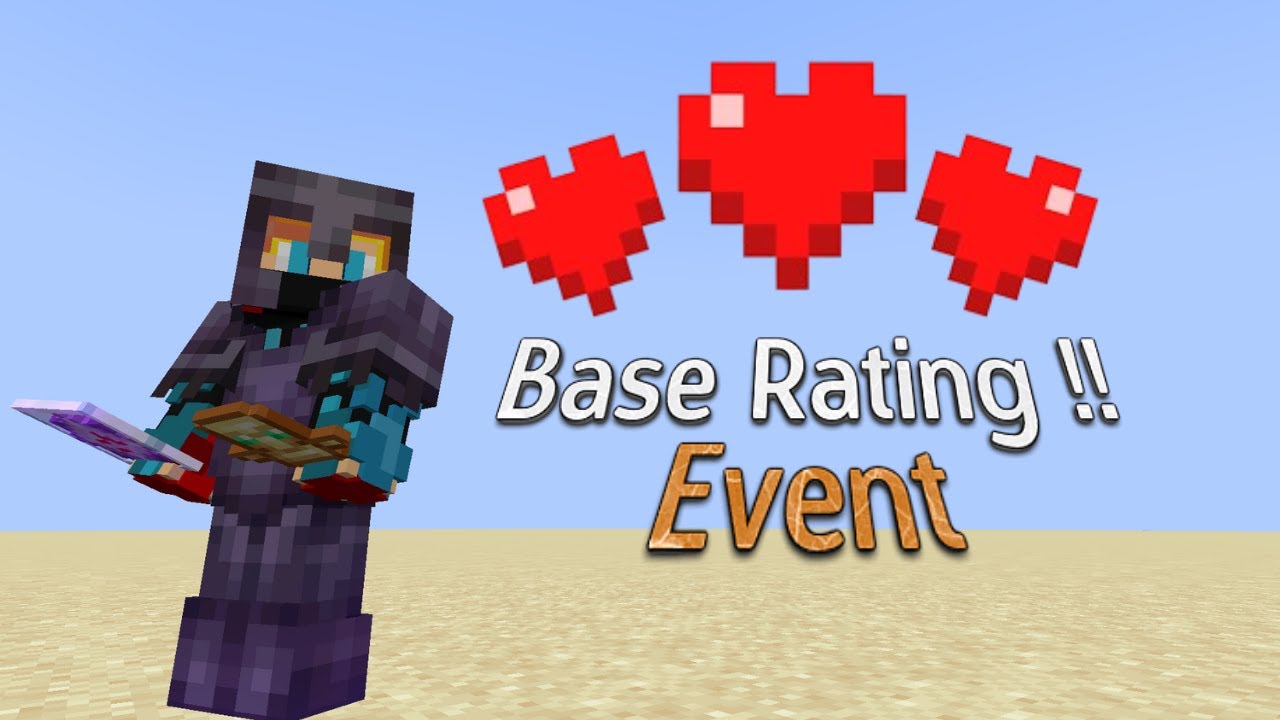 Base Rating Event in Minecraft Lifesteal smp Join now | Minecraft Live ...